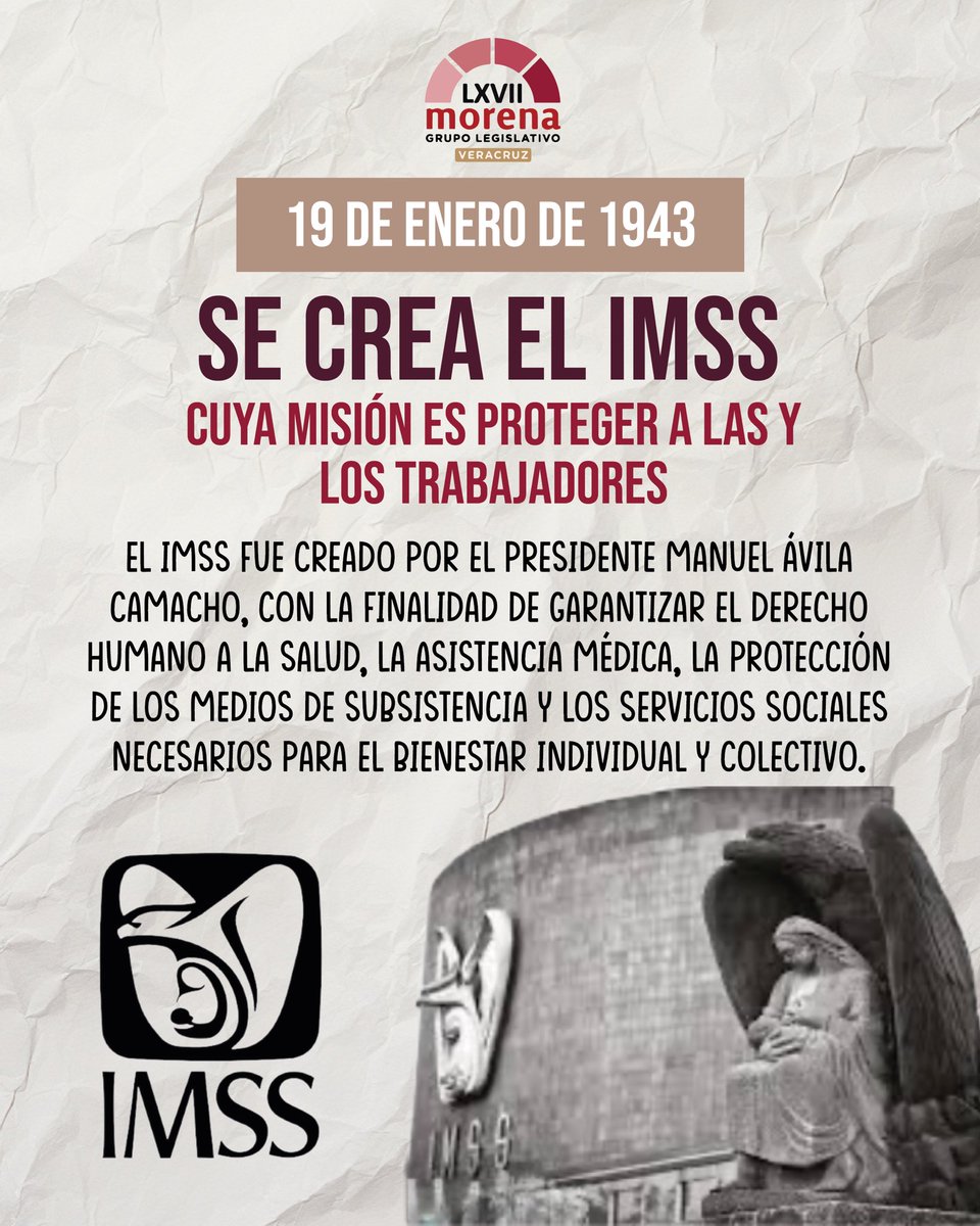 gl_morenaver's tweet photo. Hoy el IMSS vive un momento histórico: nuevos hospitales y centros de salud en construcción, y más de 22 millones puestos de trabajo afiliados, la cifra más alta registrada desde su creación. https://t.co/kVQxHvtmt0