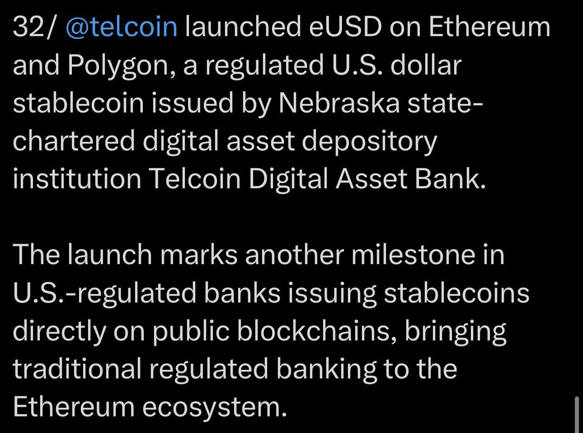 35 Financial Institutional are Building on Ethereum Telcoin Is one of them  @ethereum @telcoin ETH TEL