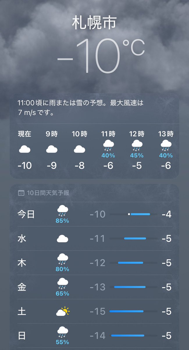真冬って感じっす（╹◡╹）