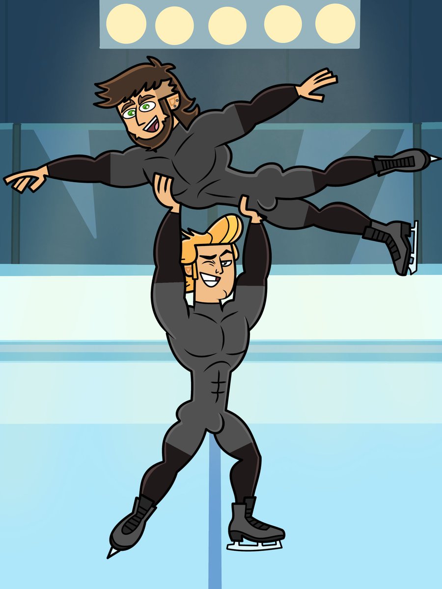R_isfor_Rusell's tweet photo. Rumbo a la medalla de oro 🥇🥇 
Russell es el compañero Perfecto para Jacques ⛸️

#TotalDrama #TheRidoncolousRace #dctwt #tdtwt #disventurecamp #IceSkating https://t.co/kCFqCpoS1K
