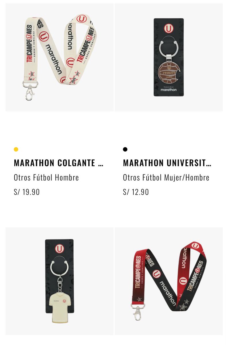 Los nuevos productos U en la web de <a href="/MarathonPeru/">Marathon Perú</a> 

<a href="/Universitario/">Universitario</a> 🙌🏽