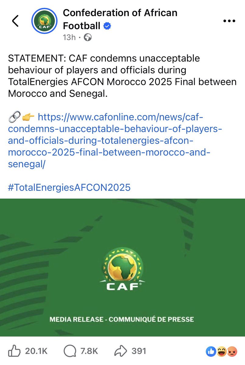 stefanerene's tweet photo. Our national coach stands with senegalese people and so any sanction CAF could take would be taken against senegalese people if the investigation isn’t done properly in order to bring light and calm on both sides is the solution. 
@CAF_Media https://t.co/UPQSIPw7e4