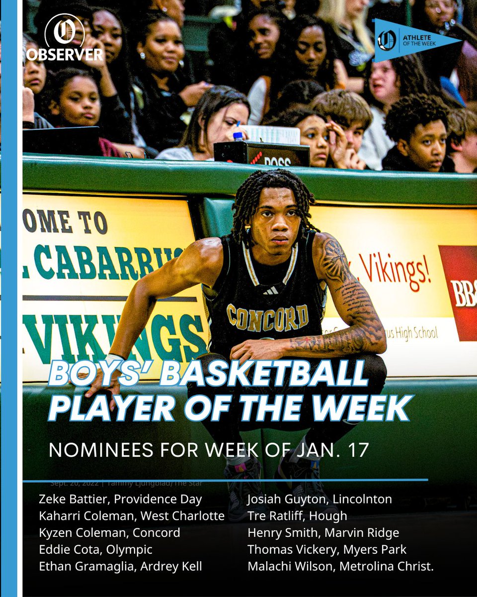 langstonwertzjr's tweet photo. Here are the nominees for The Observer's boys' high school basketball player of the week. The poll closes Friday at noon.

Vote now. Vote often. Vote at link below

https://t.co/M7OpDIYPKU https://t.co/2kQFVk0Wg2