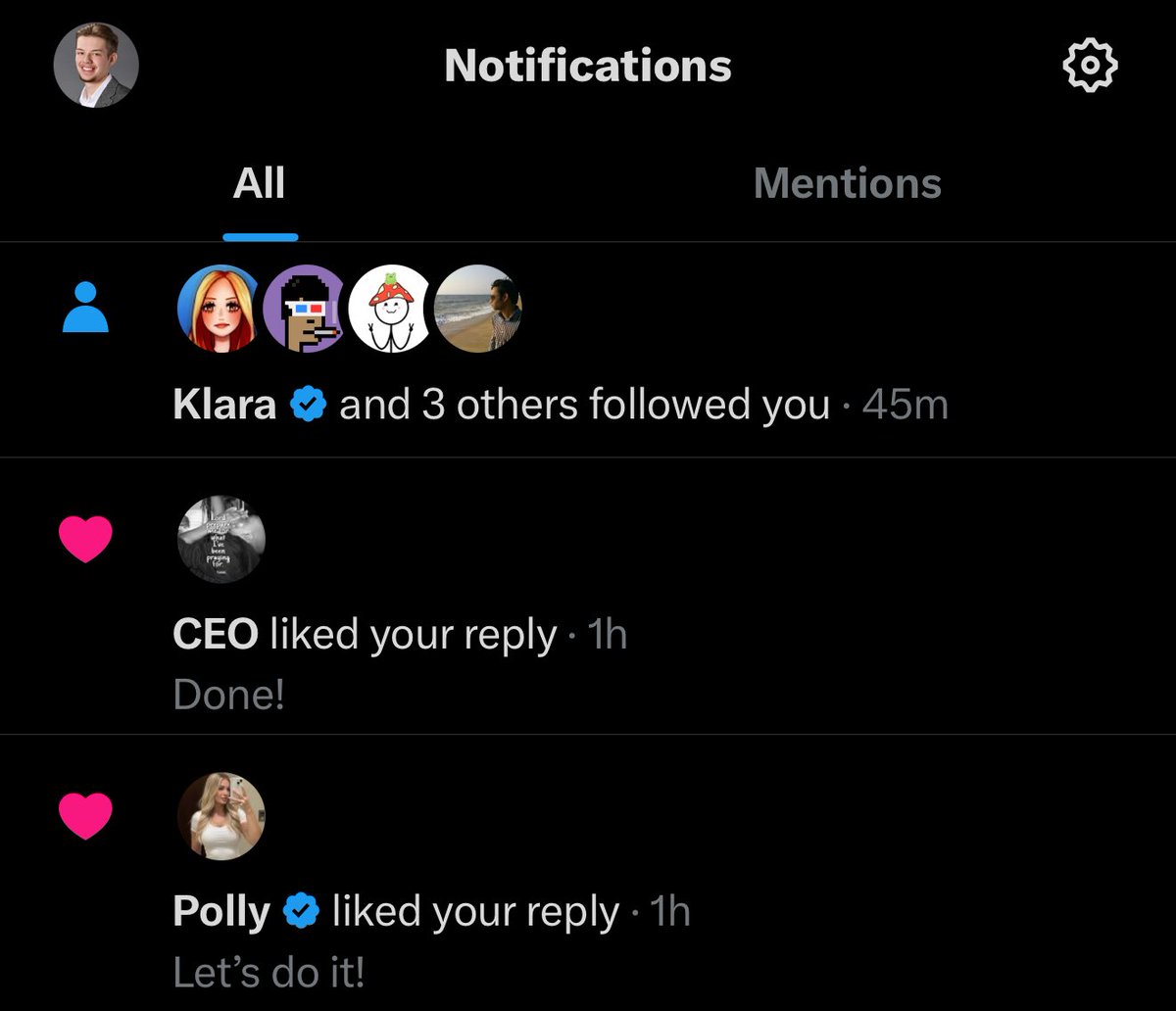 is being a reply guy paying off? 

i’d say so