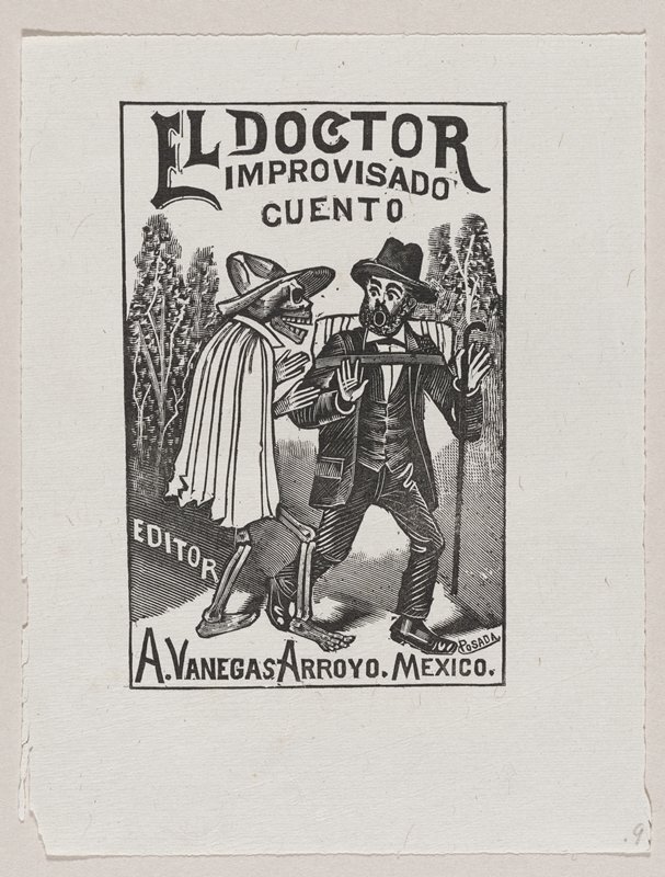 ArtistPosada's tweet image. El Doctor Improvisado (The Quack Doctor), plate 9 from "25 Prints of Jose Guadalupe Posada" collections.artsmia.org/art/127556/