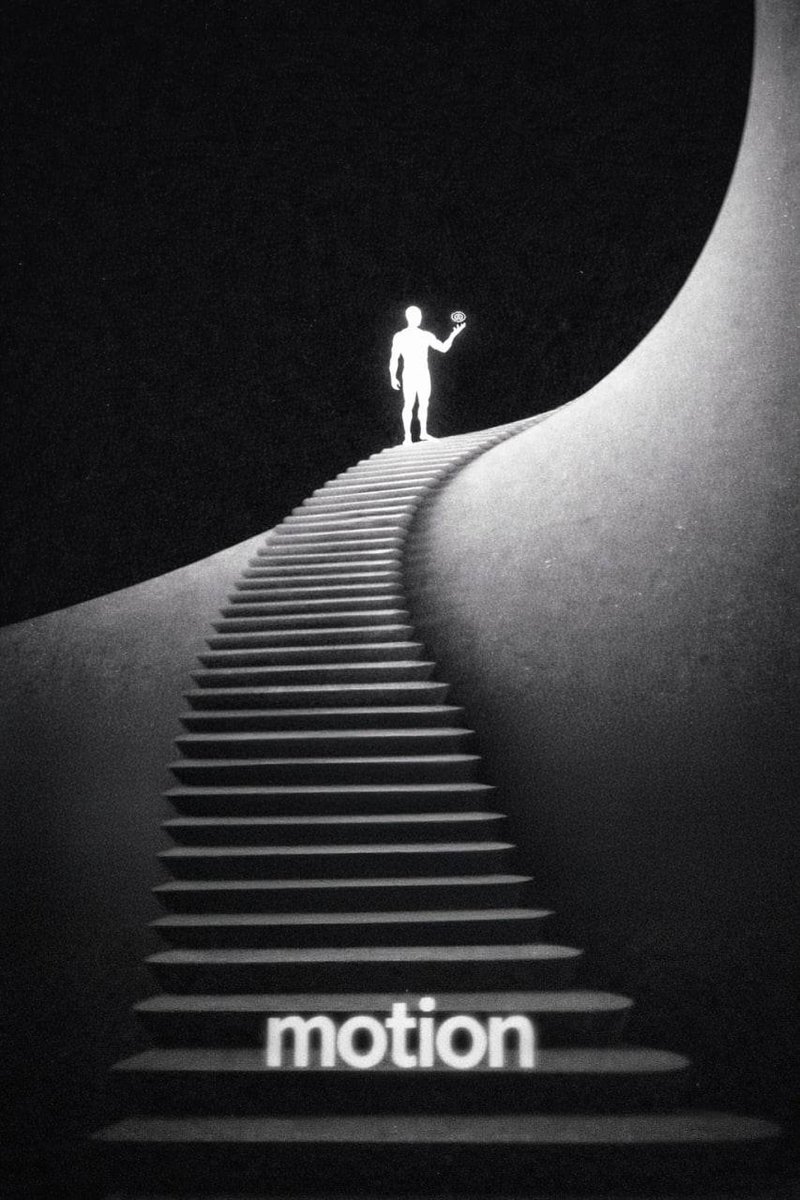 as long as you have motion you keep climbing up.