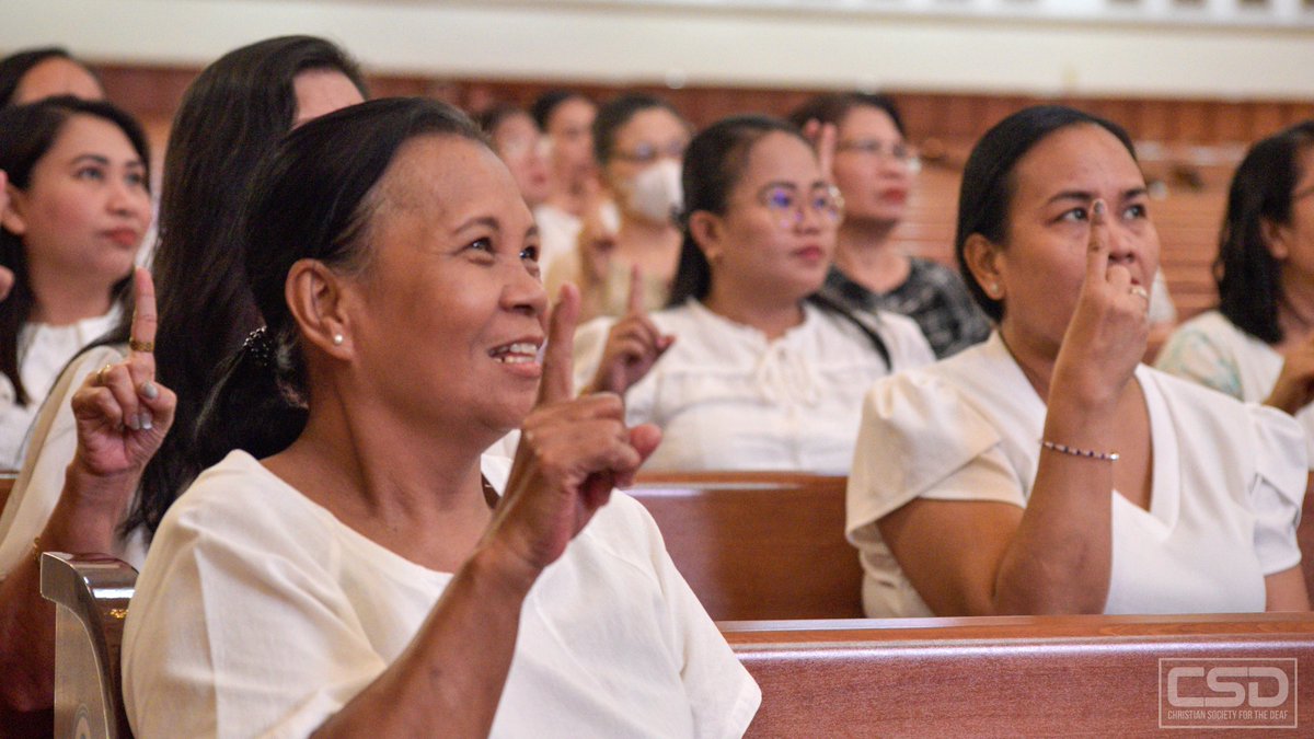 CFO_CSD's tweet image. CENTRAL — Learning to serve with heart and hands. 🤍 Buklod members gained knowledge in Sign Language through the Christian Society for the Deaf (CSD), strengthening faith and unity.