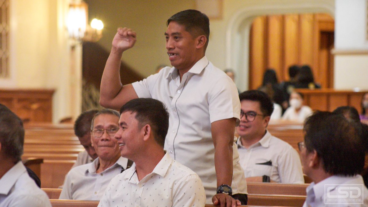 CFO_CSD's tweet image. CENTRAL — Learning to serve with heart and hands. 🤍 Buklod members gained knowledge in Sign Language through the Christian Society for the Deaf (CSD), strengthening faith and unity.