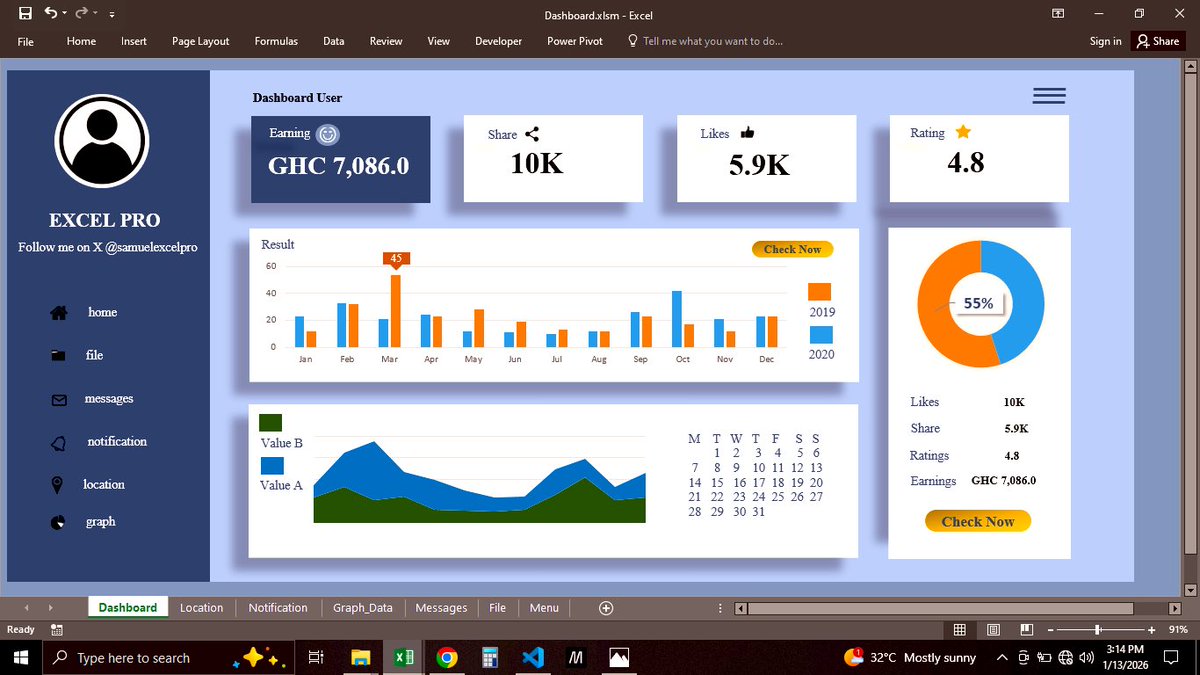 SamuelExcelPro's tweet image. 📊 Most businesses underuse Excel by more than 70% of its actual capability.