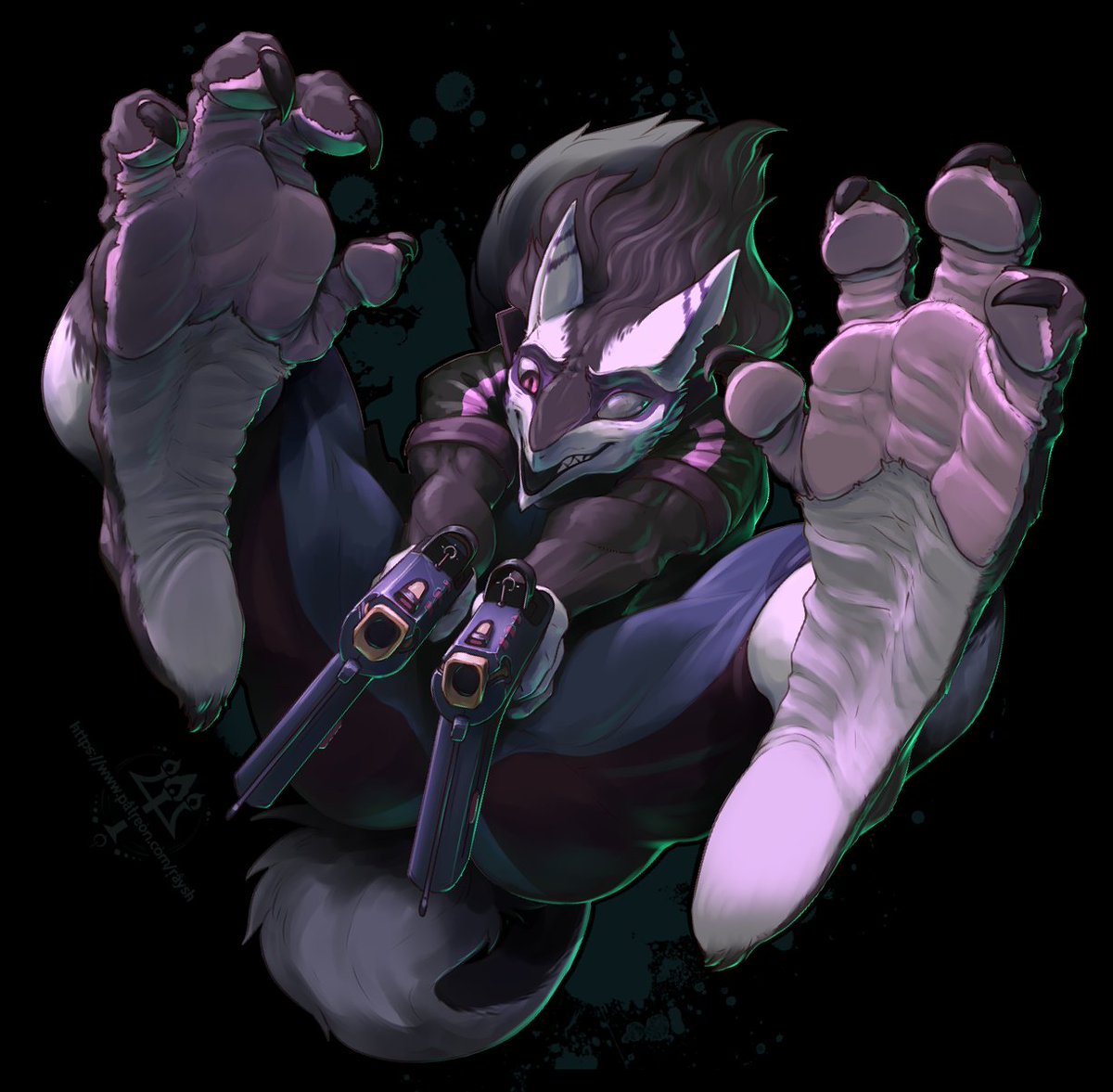 One of Patreon commissions...

Wanna get something like that for thyself?
Consider Patreon or Boosty then (links in profile), thy support is much appreciated and rewarded^^

#feet #paws #soles #heels #toes #claws #pads #gigren #commission #anthro #male #furry #sergal #gun #jump