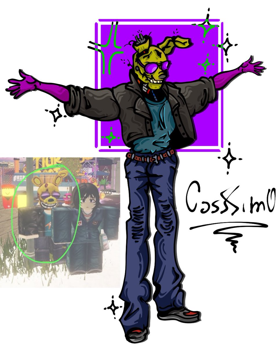 A petición especial para <a href="/Mau32Og/">A. SUSton</a> 
#FiveNightsAtFreeddys #fnaffanart #springBonnie #fnaf #fanart