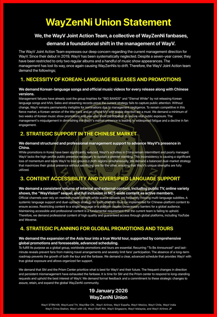 WayV Joint Action Team tweet media