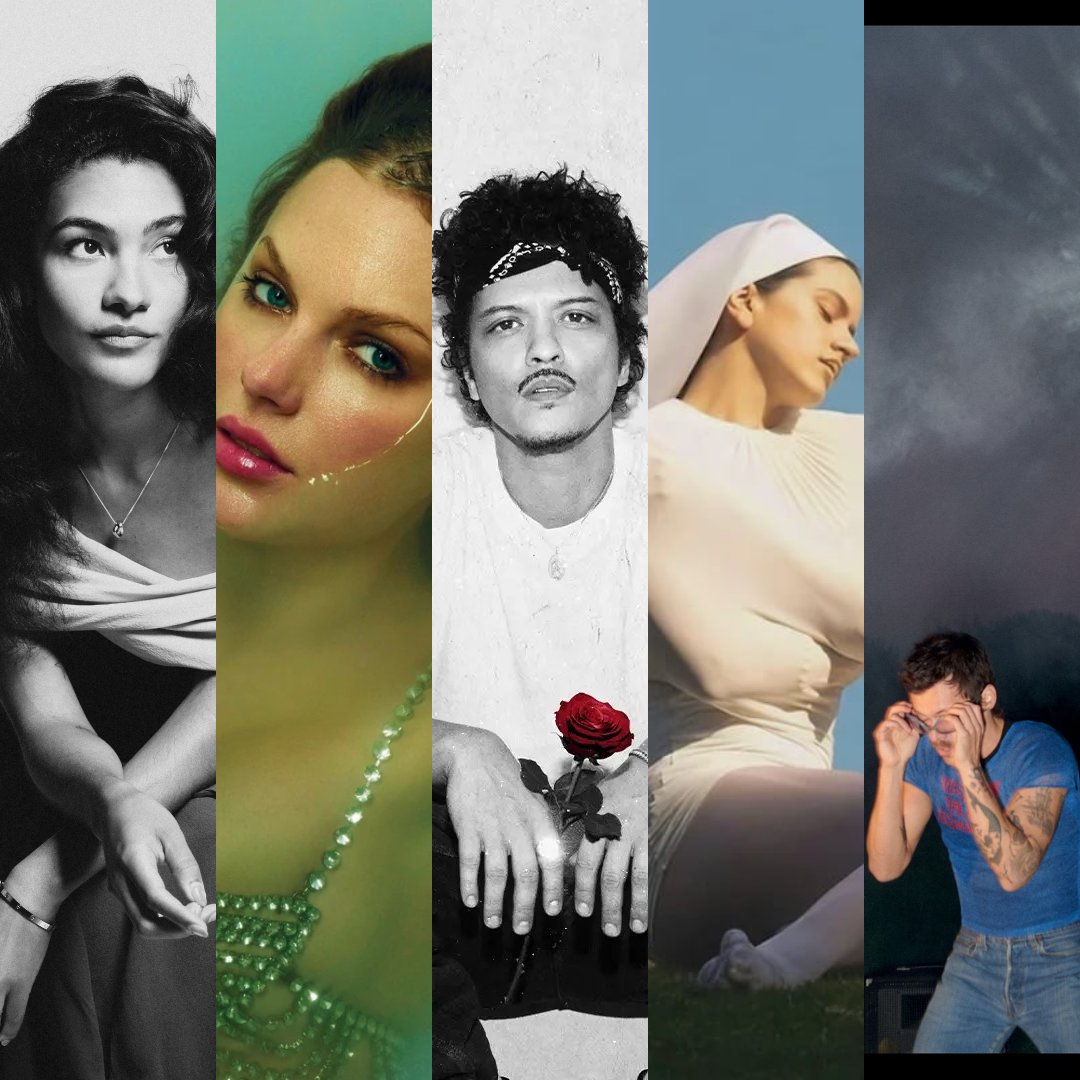 chartdata's tweet image. Hits Daily Double suggests there may already be five "favorites" for 'Album of the Year' at the 2027 #GRAMMYs:

The Art of Loving
The Life of A Showgirl
The Romantic
LUX
Kiss All The Time. Disco, Occasionally.

The 2026 ceremony has yet to air and two of the five have yet to be…