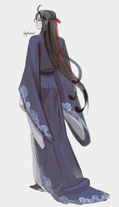 #mdzs #weiwuxian Lan-furen Yiling Laozu, my beloved Couldn't choose a gradient map, you get two versions…