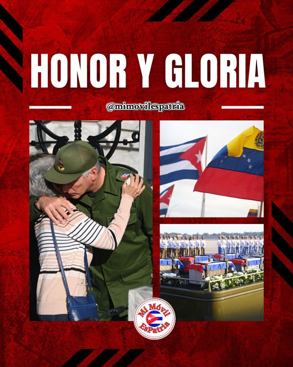 #CubaHonra a sus héroe. #HonorYGloria