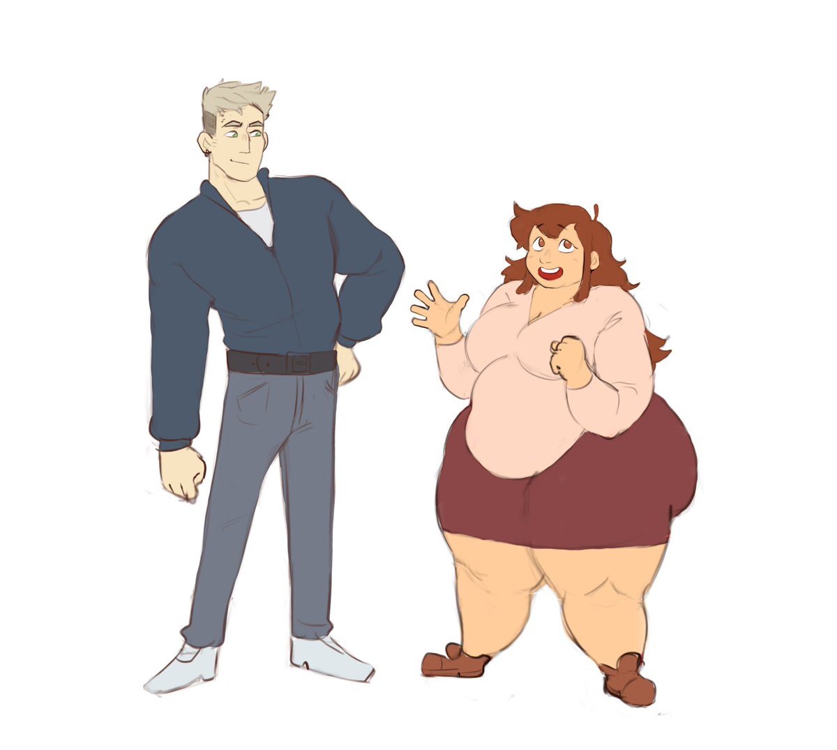 FluffRipt's tweet image. I made some characters