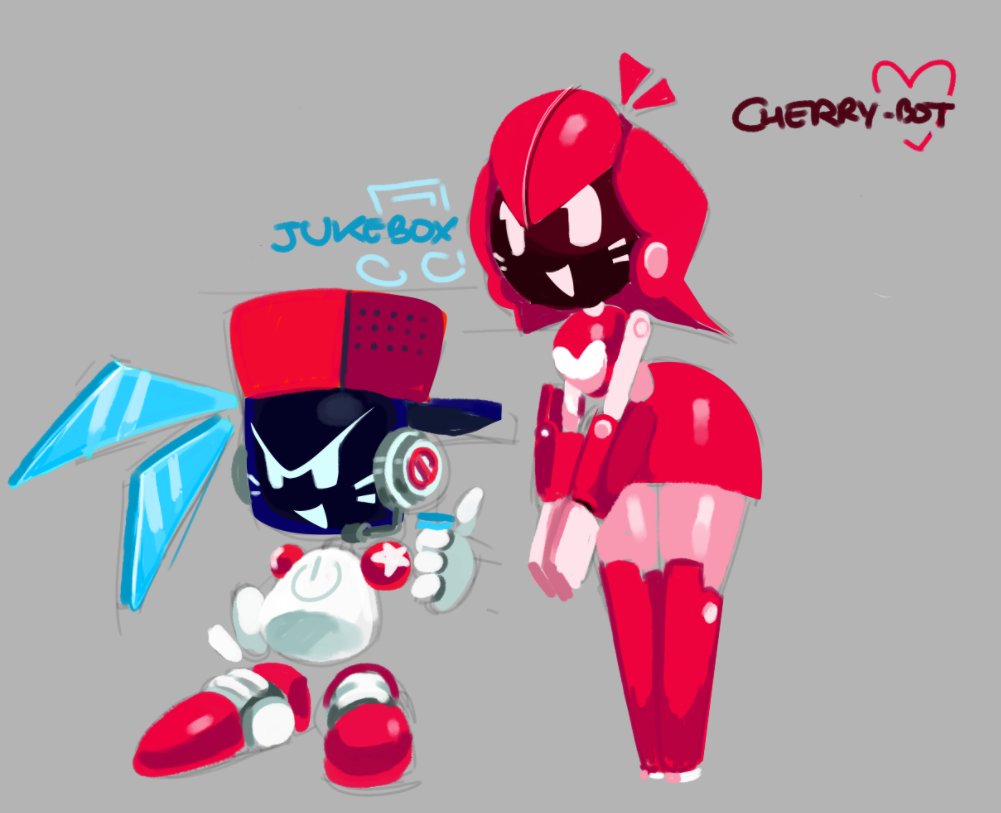 Fishen_'s tweet image. Bf and Gf if they were CLANKERS.