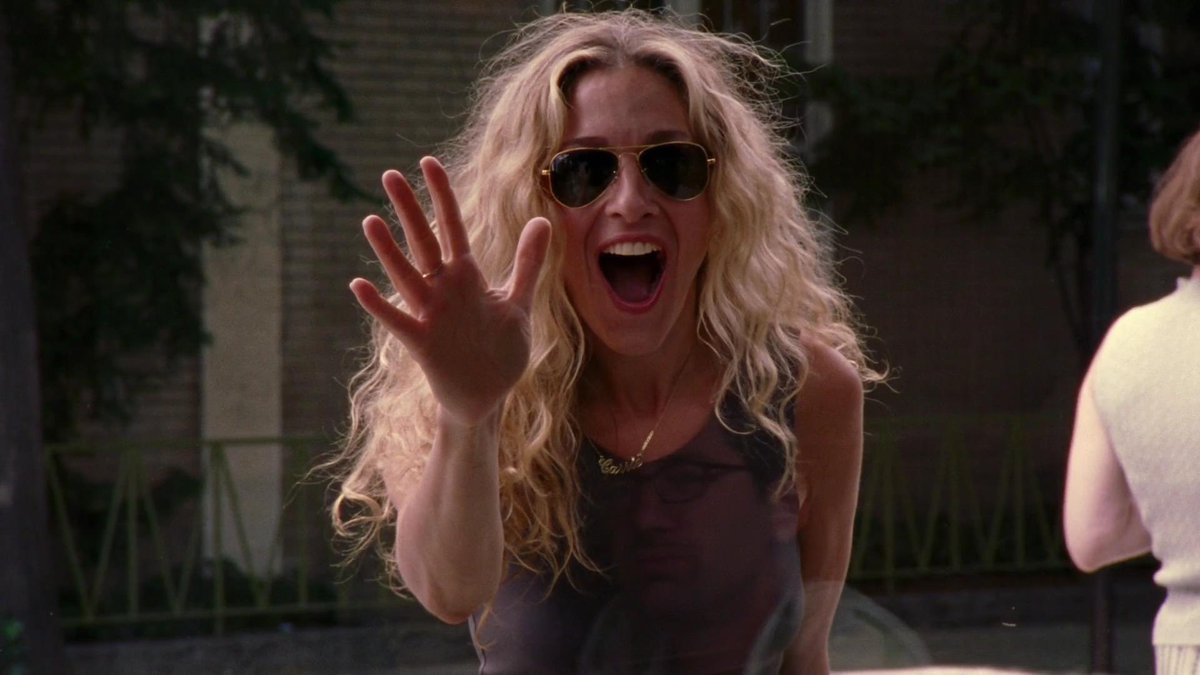 notgwendalupe's tweet image. Sex and the City (S2E15)