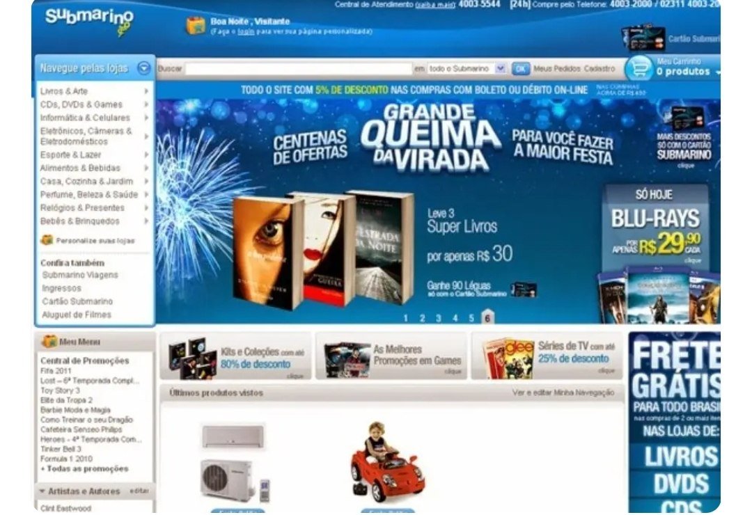 911Literatura's tweet image. saudades do finado Submarino