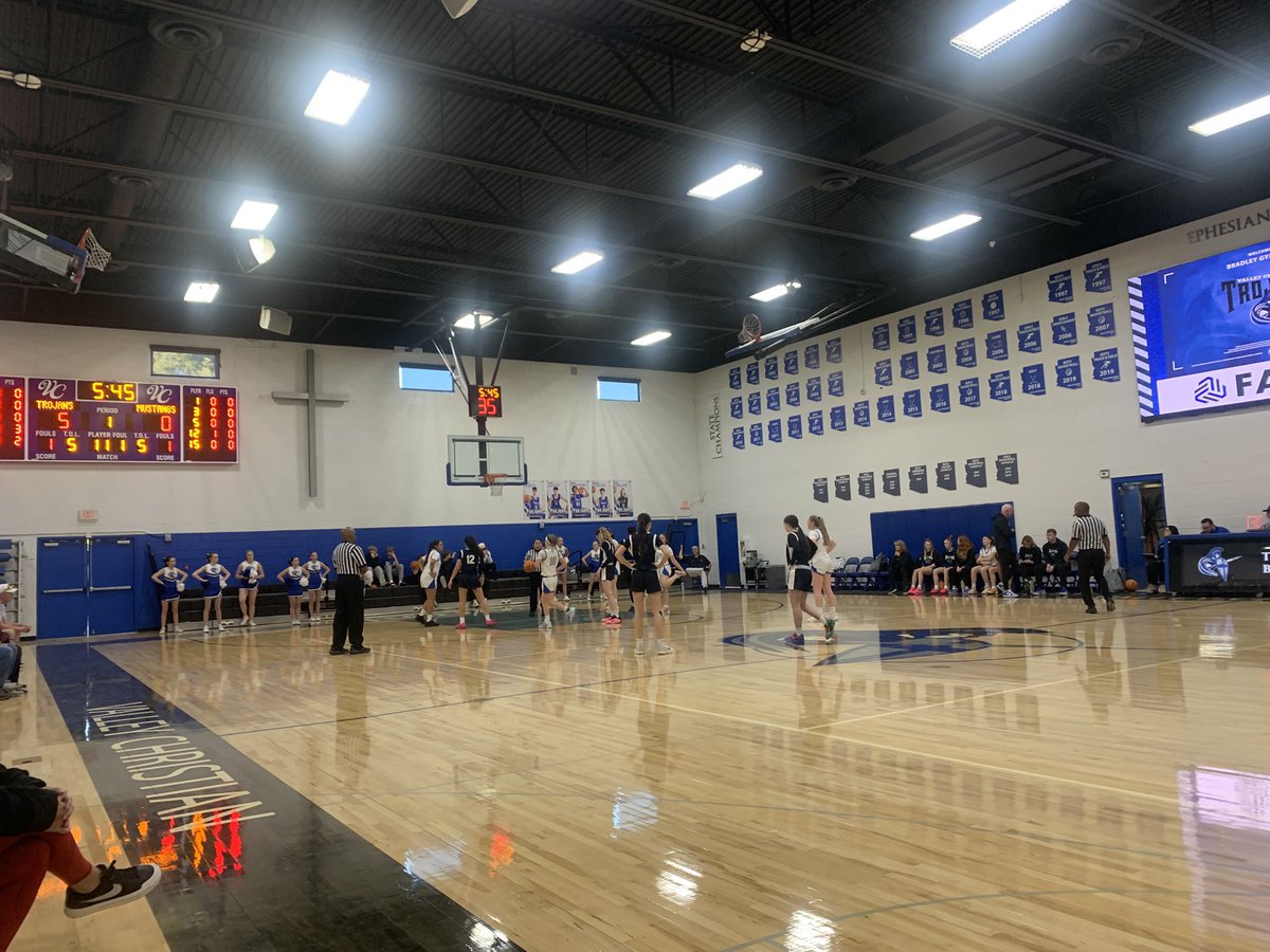 At 3A Valley Christian as they host 2A Rancho Solano Prep. We have a  varsity double header. Girls up first. @CedricCobb_ @PrepHoopsAZ  @jacob_seliga @Risingh00ps @theh00persclub @jjmillyardaz @DelonBowenHoops