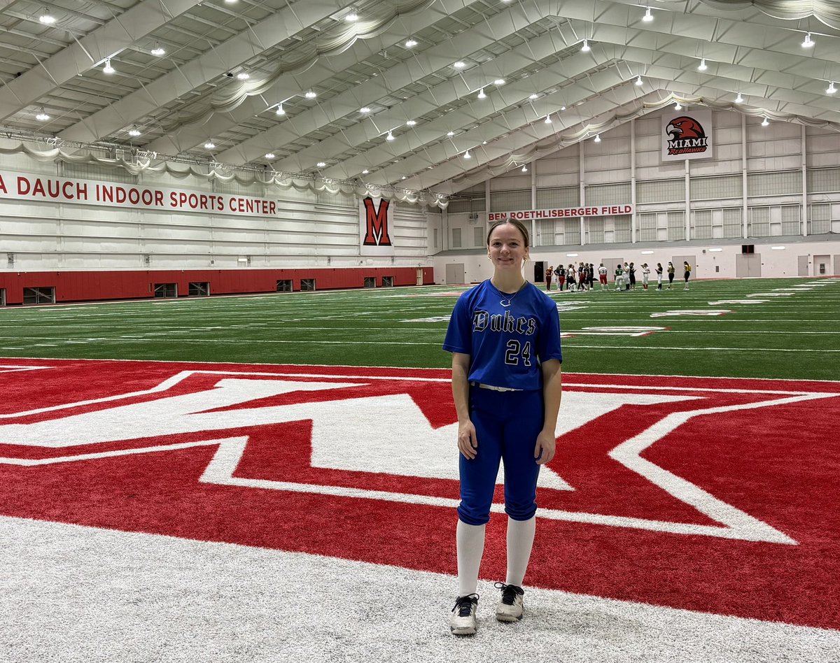 Gabby_24_2029's tweet image. Had a great experience at the @MiamiOH_SB hitting and defense camp last night. I loved getting to know the coaches and players. 
I learned some new drills to work on and I appreciate the compliments and feedback to help grow my game! Thank you players and coaches @mandygardner24…