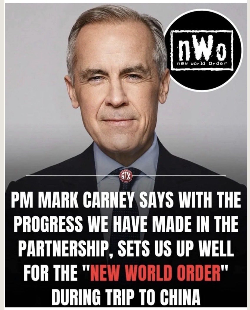 JayGenXer's tweet image. WTF, CANADIANS?! 😡 

Are we seriously letting Mark Carney sell us out to the “NEW WORLD ORDER” without a FIGHT? 

This globalist puppet just cozied up to CHINA—yes, the same China he called our “BIGGEST SECURITY THREAT” less than a YEAR ago during his 2025 campaign! 

Now he’s…