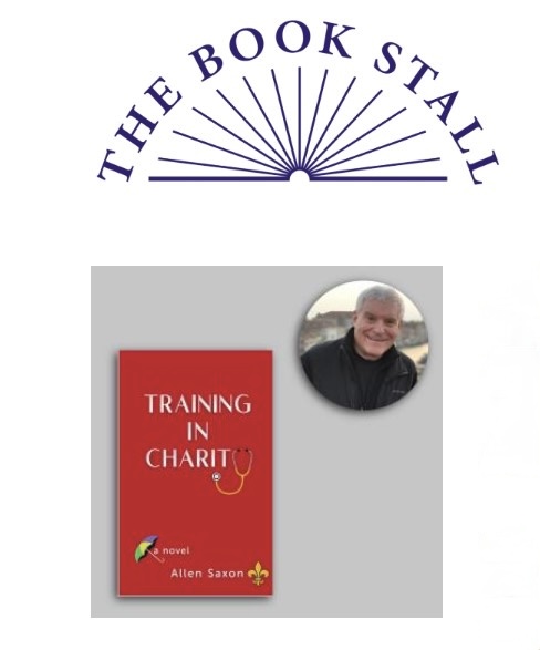 Hey Chicago! Dr. Allen Saxon, author of the novel TRAINING IN CHARITY, will be in conversation w/ Steve Fiffer at The Book Stall in Winnetka at 6pm this Thursday, 1/22. Come hear them discuss the book &amp; the state of medical education today. More info here: bit.ly/4ioovUi