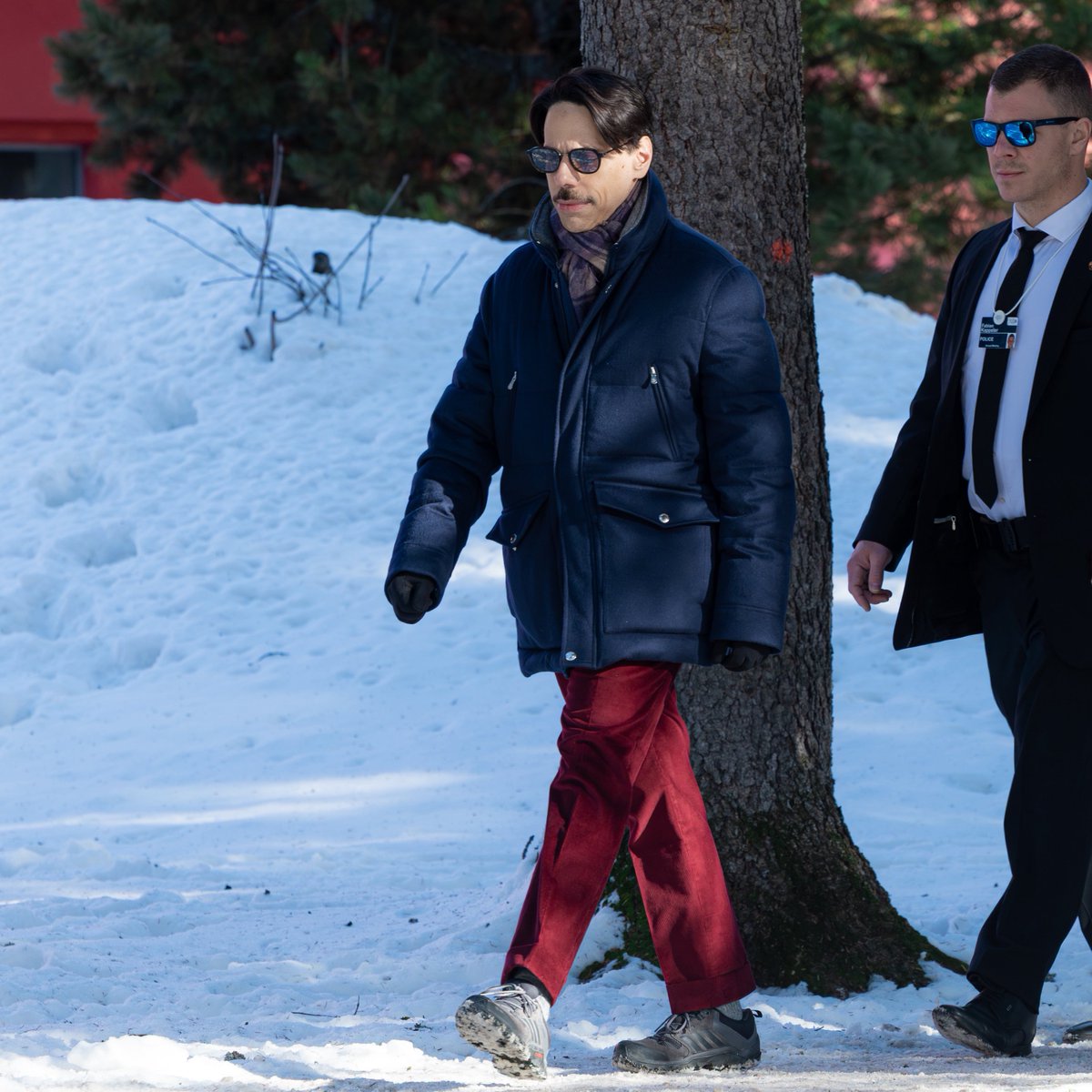 gorgeous4ew's tweet image. سمو وزير الخارجية الأمير فيصل بن فرحان خلال مشاركته في دافوس 2026 🇨🇭