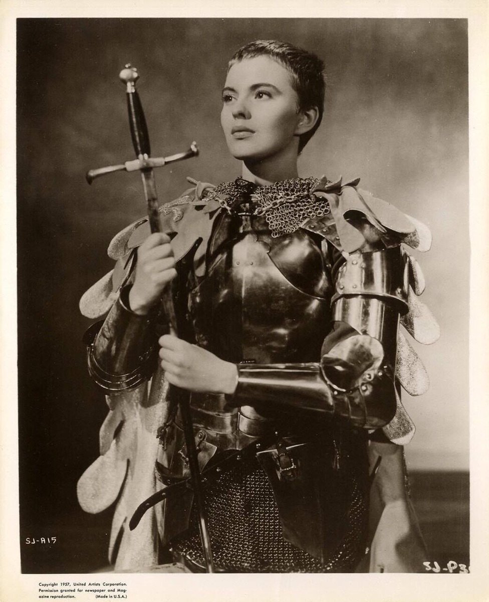 Jean Seberg in Saint Joan, 1957.
