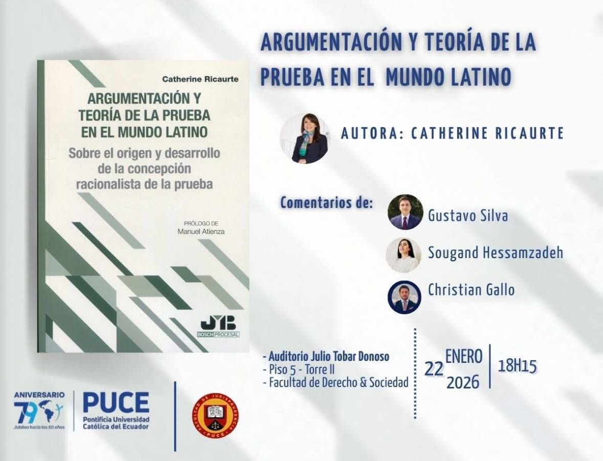 📌Este jueves en la PUCE. Regresar a sus aulas me llena de emoción. Gracias a la invitación de la decana Elizabeth García y del prof. Gustavo Silva. Es un privilegio recibir  los comentarios de estos 3 magníficos profesores 👇🏼