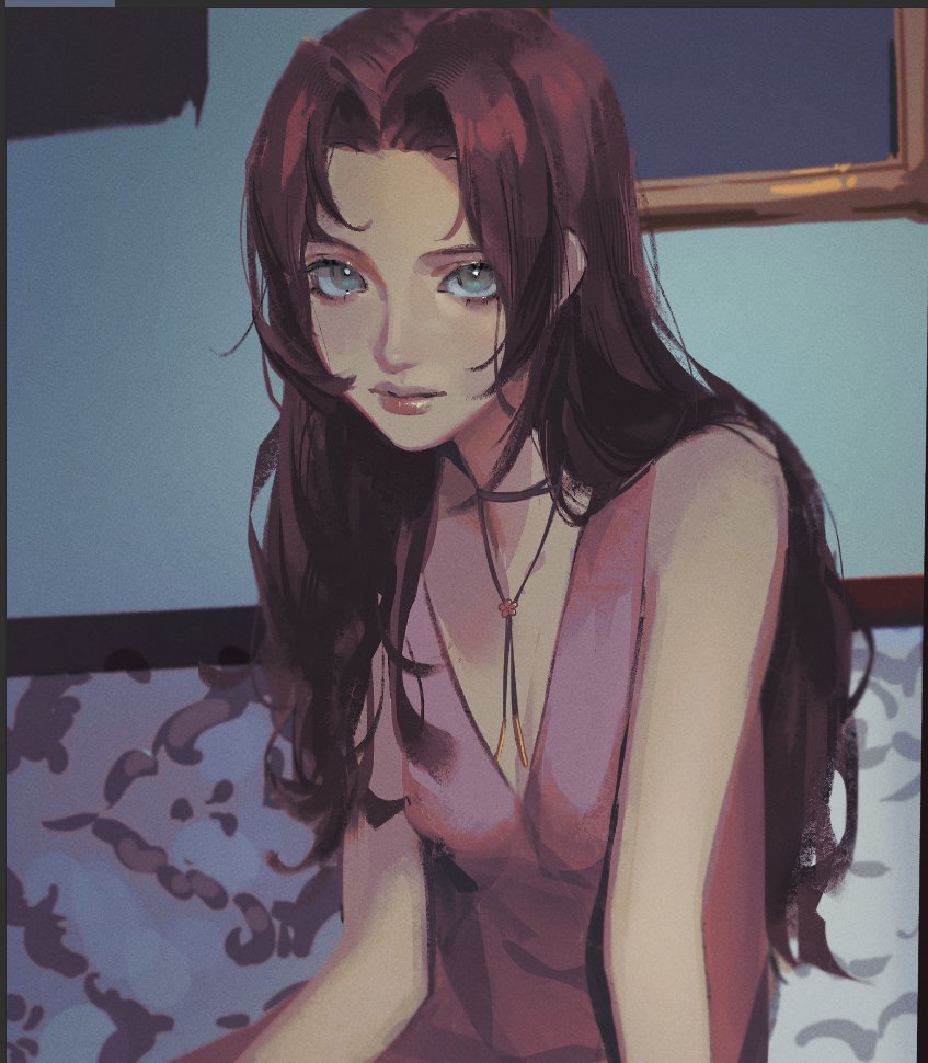 dimwano's tweet image. aerith study :p #ff7