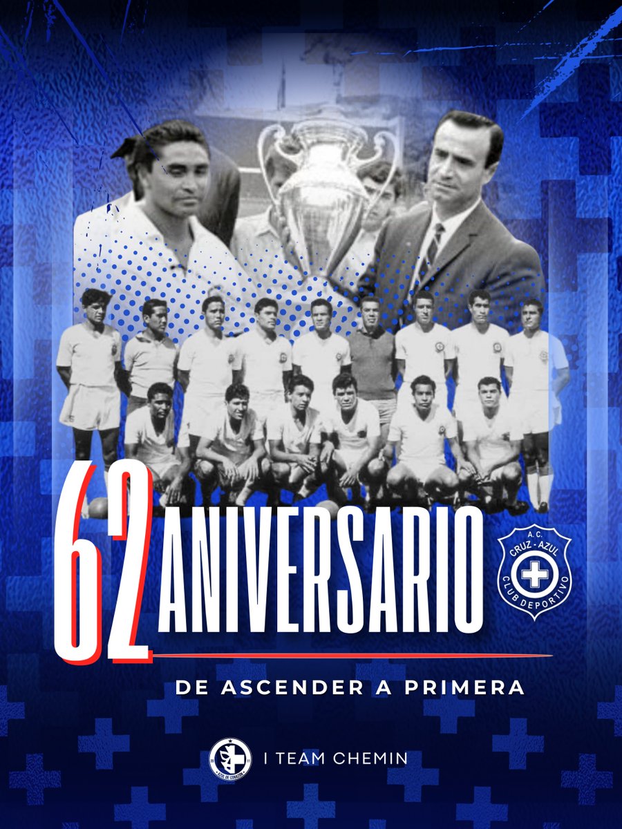 ElChemin1's tweet image. 62 años de grandeza en 1a división,  de historia,  de triunfos, de alegrías, tristezas, de sufrimiento, de fidelidad! Muchas felicidades Cruz Azul y muchas felicidades a la afición que siempre esta y estará a tu lado!