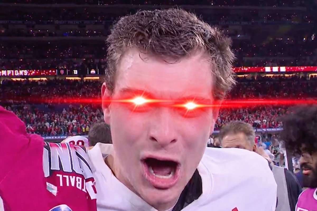 RideTheColtrain's tweet image. "Hey Fernando, Carson Beck said model trains are gay and dinosaurs aren't even real..."