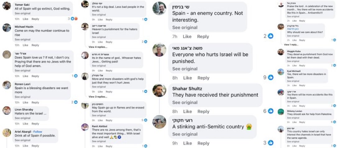 gisbert_ruben's tweet image. En Israel llevan 24 horals CELEBRANDO el ACCIDENTE de ADAMUZ… 
Leer los miles de comentarios en la prensa israelí sobre dicho suceso es espeluznante e iracundo: