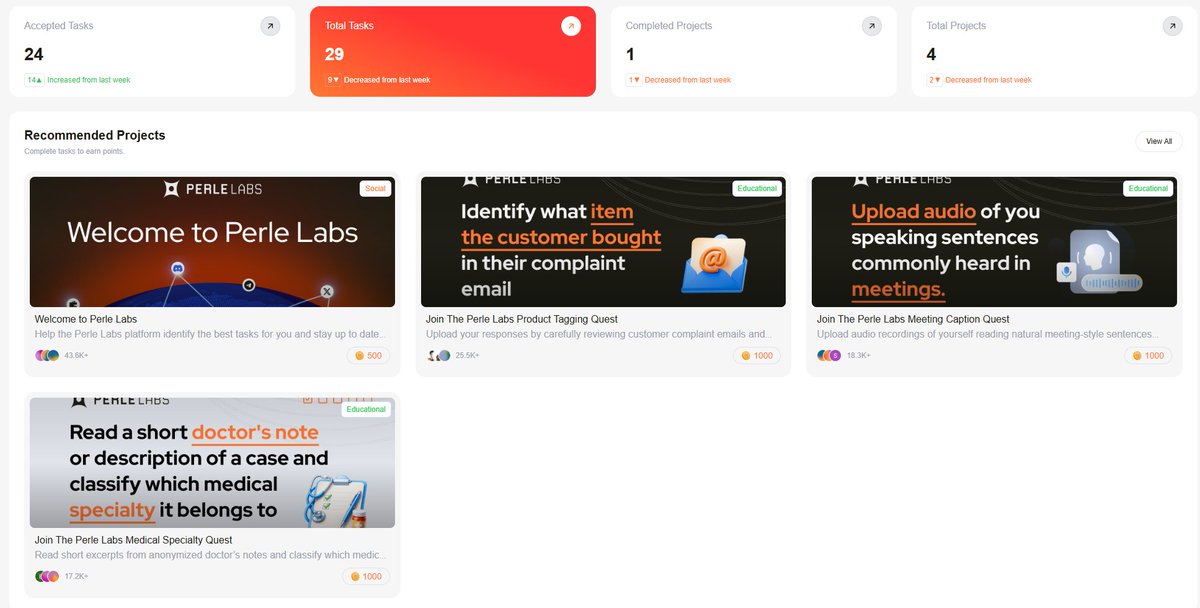 ✅Tham gia dự án Perle Labs, gọi vốn 17.5m$ Rất dễ để lọt top, cần một ít fee gas trên mạng Solana.
Dự án làm về collect data để train AI, nhìn cũng giống kiểu Sahara, Sapien đó anh em. 

✅Cách tham gia:

Link tham gia ( có ref):  app.perle.xyz/join/LdBfDI

Hướng