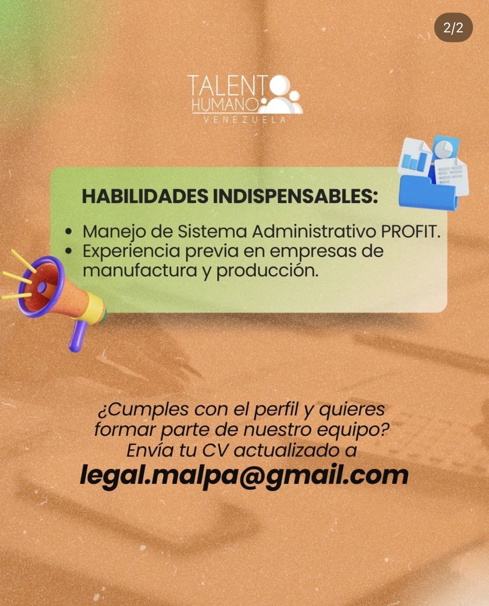 📢Estamos Contratando:
 
📝Asistente Administrativo 

Profesional Universitario graduado: 

💯Licenciado en Administración con más de 03 años de experiencia progresiva en el área de Administración.

💯Residenciado en Caracas

Envía tu CV actualizado a: legal.malpa@gmail.com