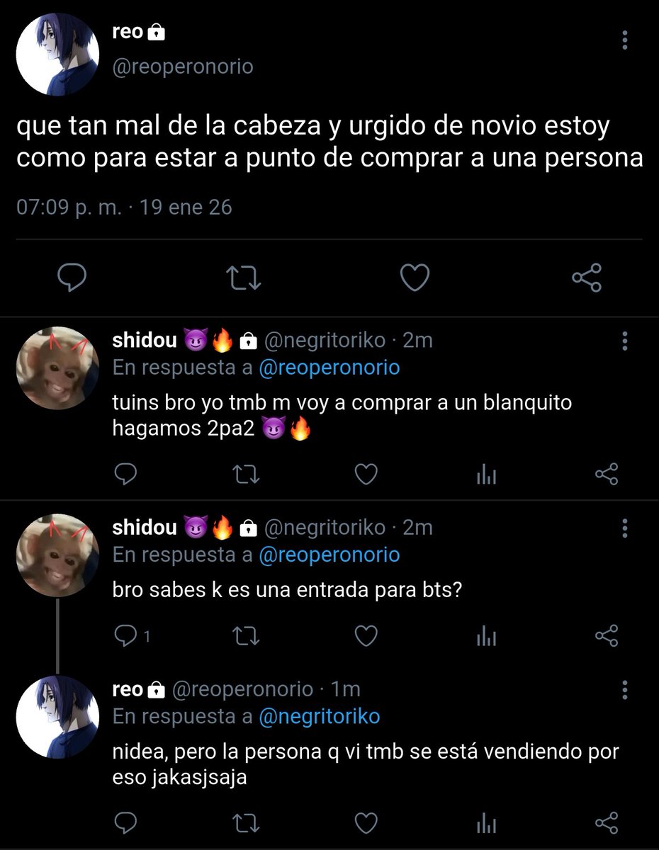 itoshichisitos's tweet image. bllk au          |       todo por una entrada

rin y yukimiya quieren ir al concierto de sus favs pero no tienen dinero... así que venderían a sae y nagi sin pensar que shidou y reo realmente se interesarían y pagarían por ellos

#nagireo #ryusae