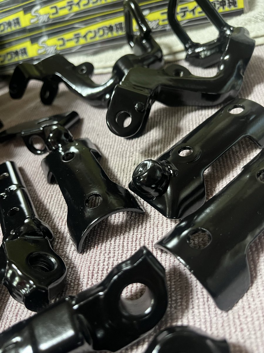 SMWORKS3's tweet photo. 🔥小物類🔥
パウダーコート/ハーフマットブラック

※随時施工受付中！
#パウダーコート#粉体塗装
#ガンコート#結晶塗装
#セラミック塗装
#スプラッシュショット
#サンドブラスト
#ウェットブラスト
Smコーティング沖縄/新垣
https://t.co/cj9BuCKaeW
宜野湾市真栄原2-11-2
TEL098-988-8583 https://t.co/mcgbntC0eo