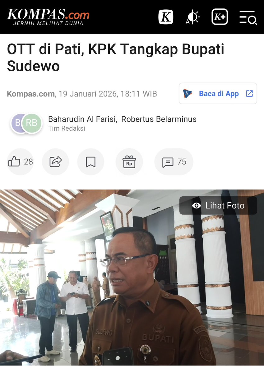 OTT KPK belakangan ini terasa seperti mendapat panggung politik baru.

Bukan sekadar penegakan hukum, tapi perlahan diposisikan sebagai alat peraga untuk mendorong satu narasi: pilkada langsung itu mahal, rusak, dan melahirkan korupsi.

Narasinya rapi.
Biaya politik tinggi →