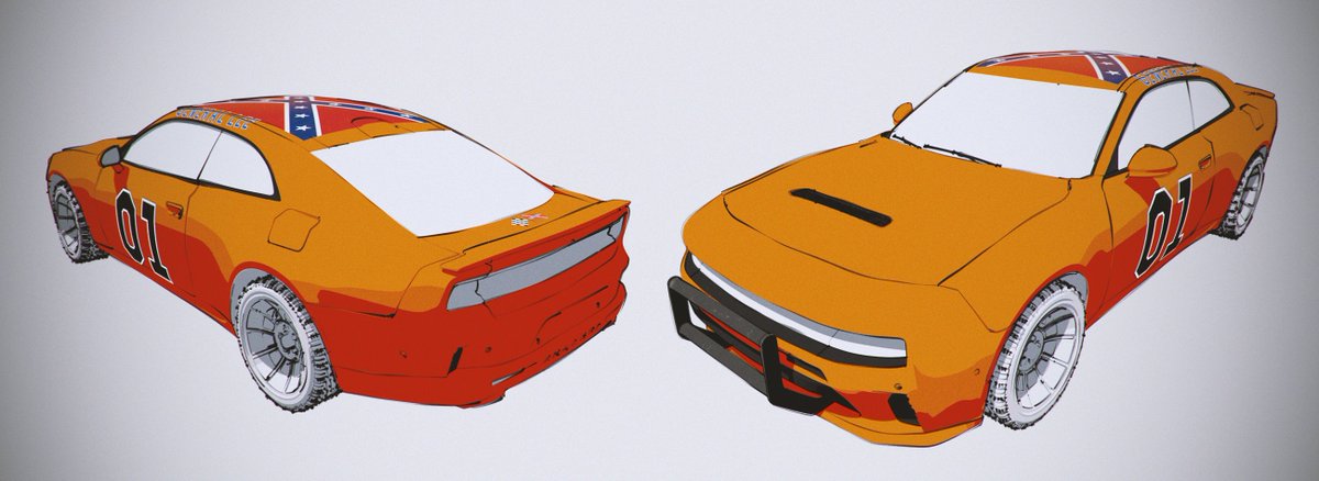 trying to get the hang of "freestyle" lines in blender

#blender3d