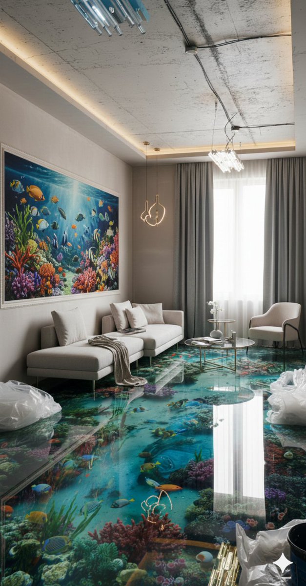 kattwinson's tweet photo. Aquarium Floor magical tranformation - enjoy #livingroom
https://t.co/ZgbxRw4Xnh https://t.co/GMyiKvZUfL