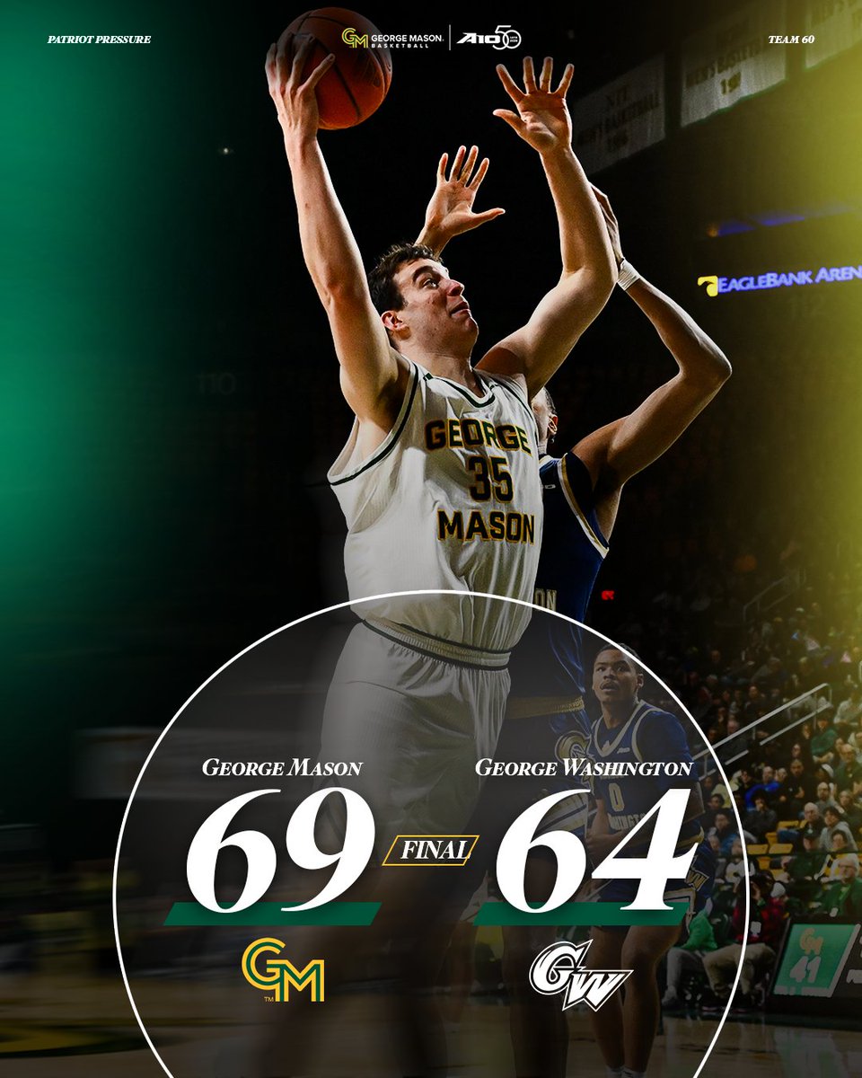 George Mason Men's Basketball tweet media