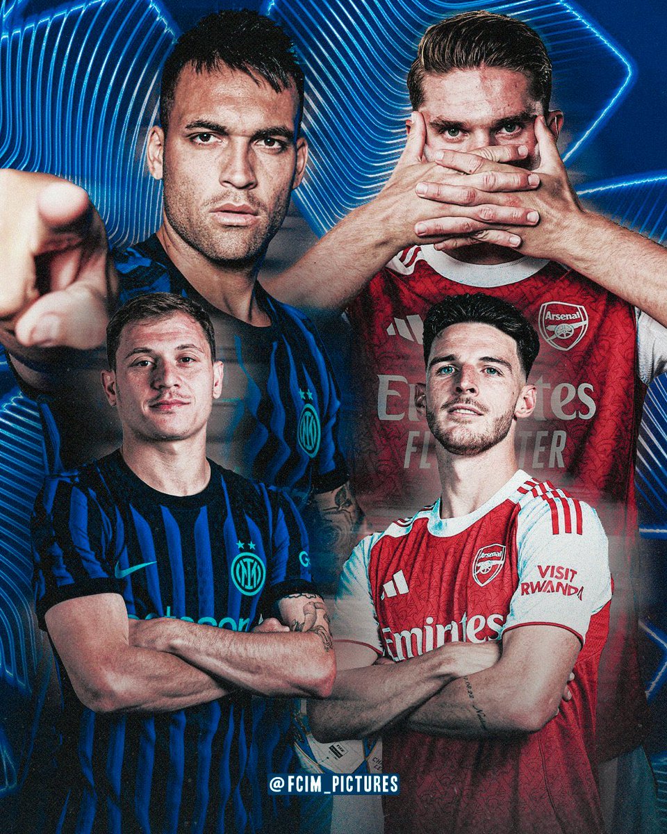 #UCL game of the week.
Be among the first two people to correctly predict the result of the #UCL Inter vs Arsenal and win ₦10,000 each.
⏰ All predictions before kick-off.
🚨 Please, ensure ur account is not shadow-banned so ur entry is counted
#uefa #arsenal #InterMilan