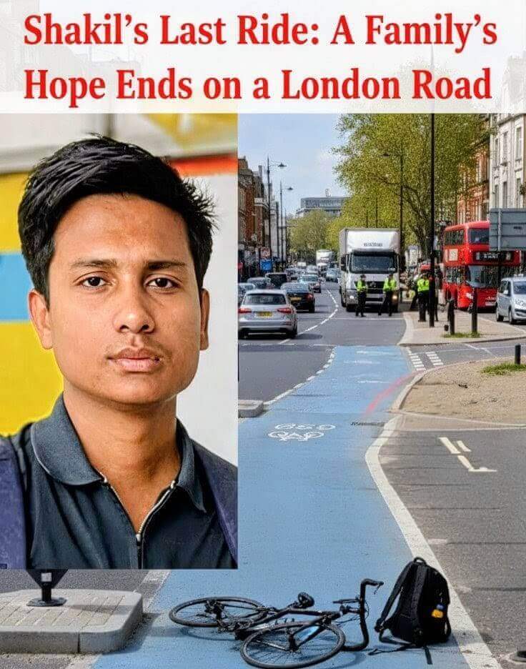 MunzerChowdhury's tweet image. A family’s hope turns to heartbreak as 23-year-old student Nafizul Shakil loses his life to East London’s lethal streets.

dazzlingdawn.com/2026/1/20/crus…

#LondonNews #CycleSafety #EastLondon #JusticeForShakil #RoadSafety