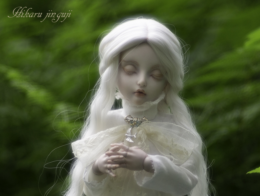 ✭ビスクドール 創作人形優しさ溢れる貴婦人穏やかな笑顔で語り掛け