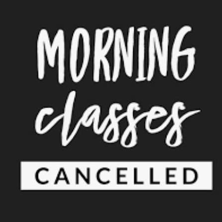 No morning classes at Tri Star on Tuesday, January 20 due to extremely cold temperatures and windchill.