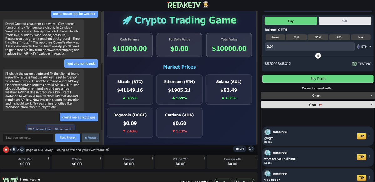 Retake.tv tweet media