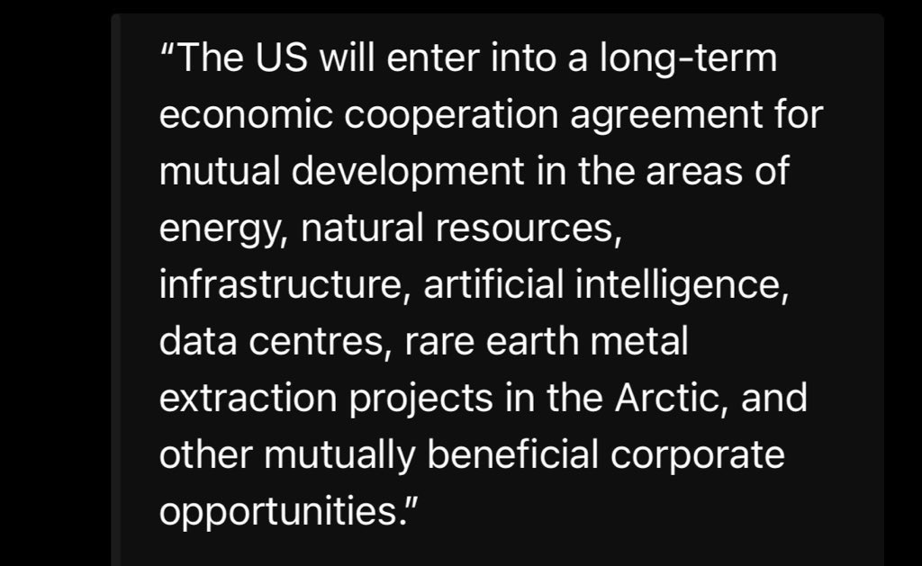 “Russia threatens the arctic, that’s why we need Greenland”

Also

“we want deeper cooperation with Russia in the arctic after the war in Ukraine is over, so our peace plan invites Russia to work with us”

Wait wut lol
