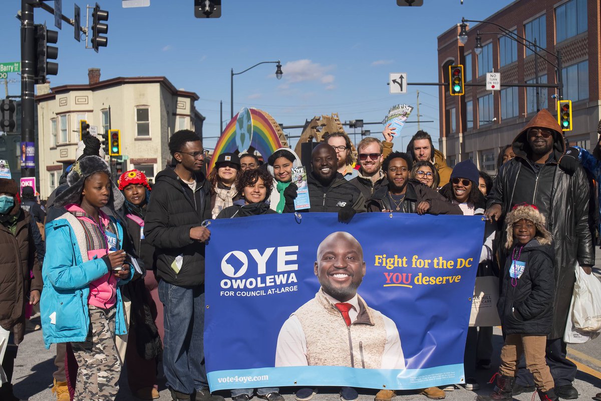 repoyedc's tweet photo. Today we remembered the life and legacy of Dr. Martin King Jr. by joining a beautiful collection of individuals and organizations in SE DC.

#MLKParade #TeamOye #DCorNothing https://t.co/WN2Ai7p95b