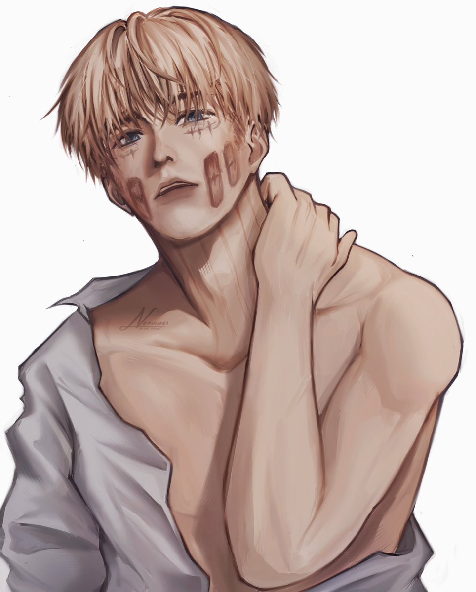 neruukei's tweet image. my first armin fanart in 2026👅
#armin #aot
